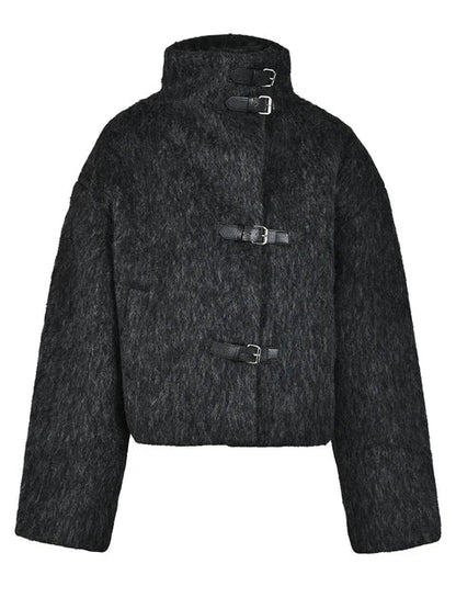 Chaqueta corta de lana, Upper West Side | Mujer - BYMANYC ® New York