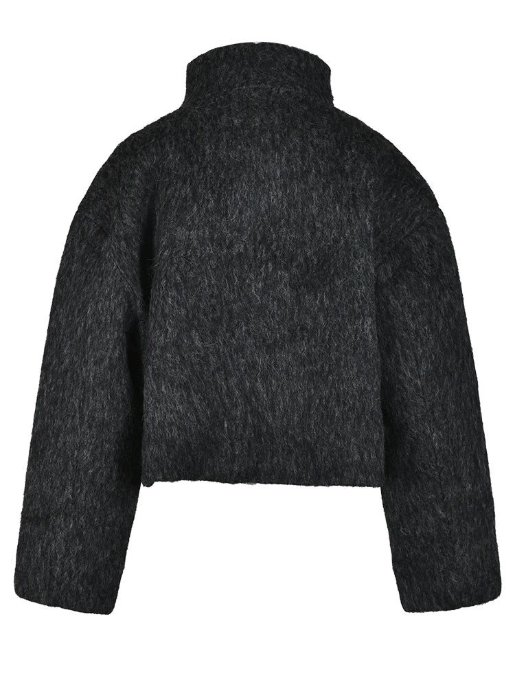 Chaqueta corta de lana, Upper West Side | Mujer - BYMANYC ® New York
