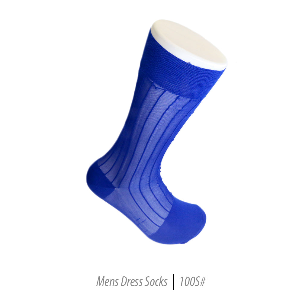 Men's Short Nylon Socks 100S - Royal Blue