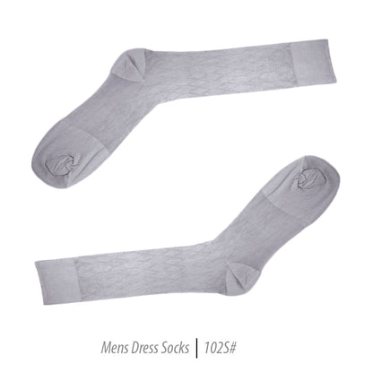 Men's Short Nylon Socks 102S - Silver