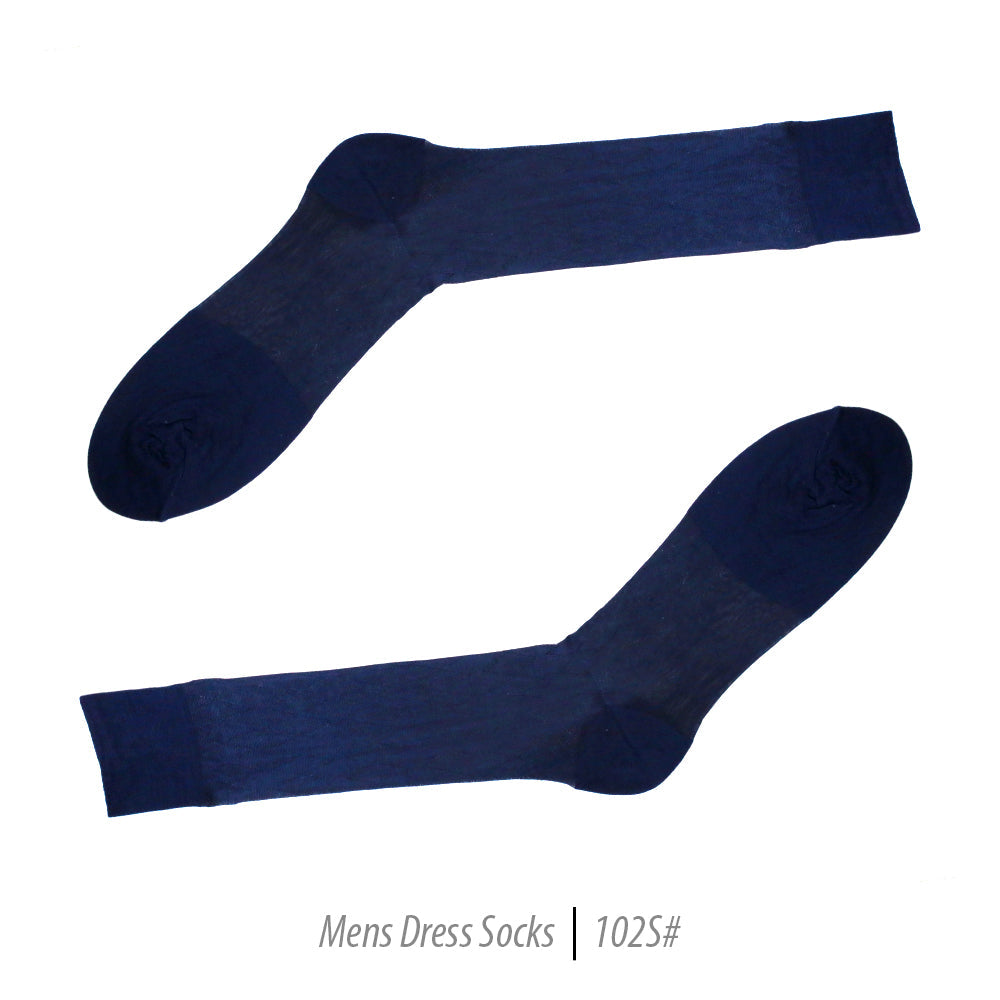Men's Short Nylon Socks 102S - Navy