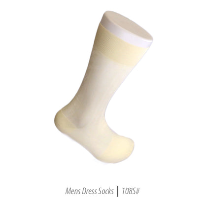 Men's Short Nylon Socks 108S - Bone