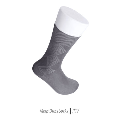 Men's Short Nylon Socks R17 - Grey