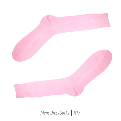 Men's Short Nylon Socks R17 - Pink
