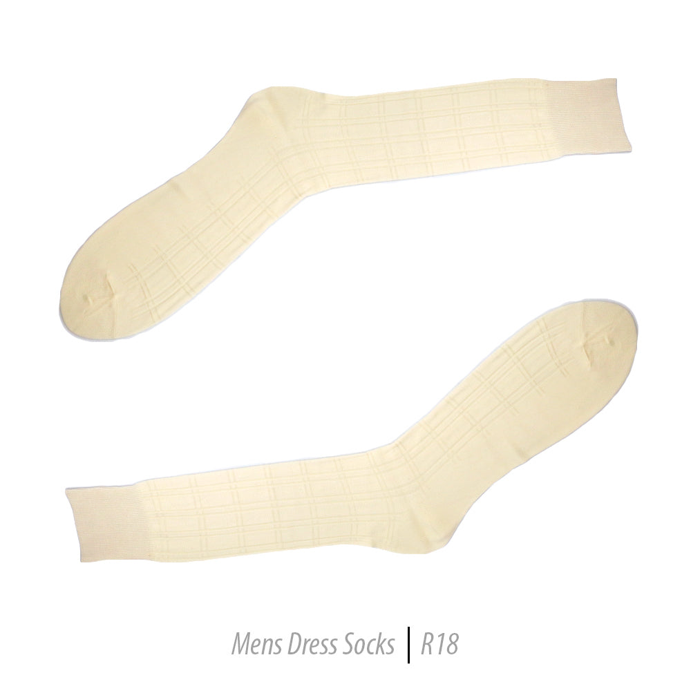 Men's Short Nylon Socks R18 - Bone