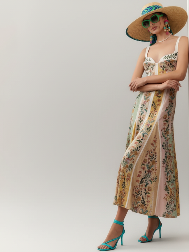 Strapless Floral Dress, The Hamptons | Women - BYMANYC ® New York - My Men's Shop