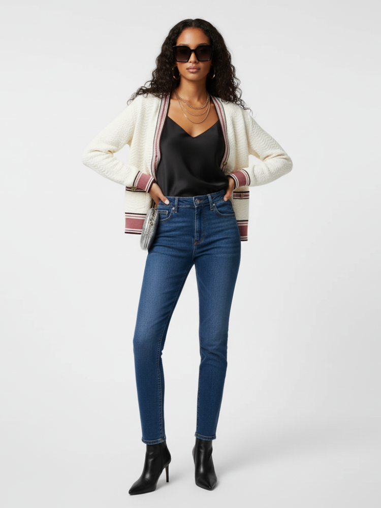 Striped Knit Cardigan, Greenwich Village | Women - BYMANYC ® New York - My Men's Shop