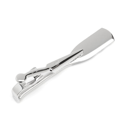 Sterling Crew Oar Chevron Pattern Tie Bar - My Men's Shop