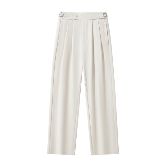Wellington Side-Tab Trousers TAUPE - My Men's Shop