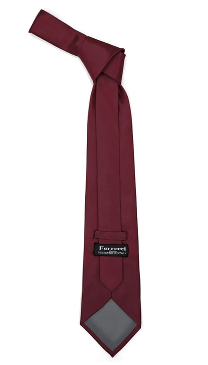 Premium Microfiber Plum Necktie