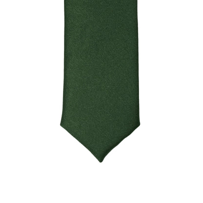 Super Skinny Hunter Green Shiny Slim Tie