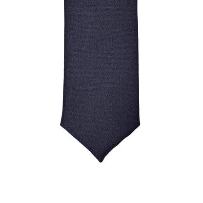 Super Skinny Navy Shiny Slim Tie