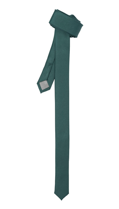 Super Skinny Teal Shiny Slim Tie