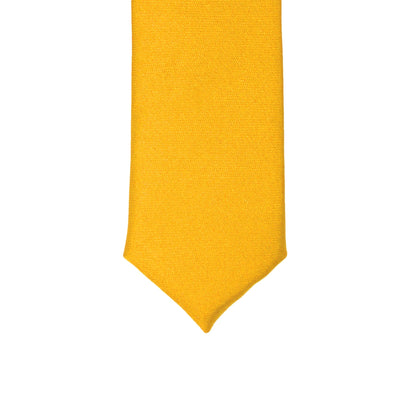 Super Skinny Yellow Shiny Slim Tie