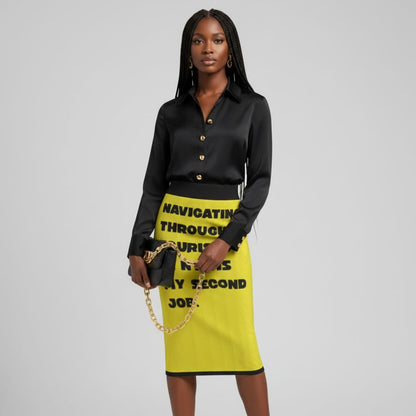 TIMES SQUARE Pencil Skirt BYMANYC® New York - My Men's Shop