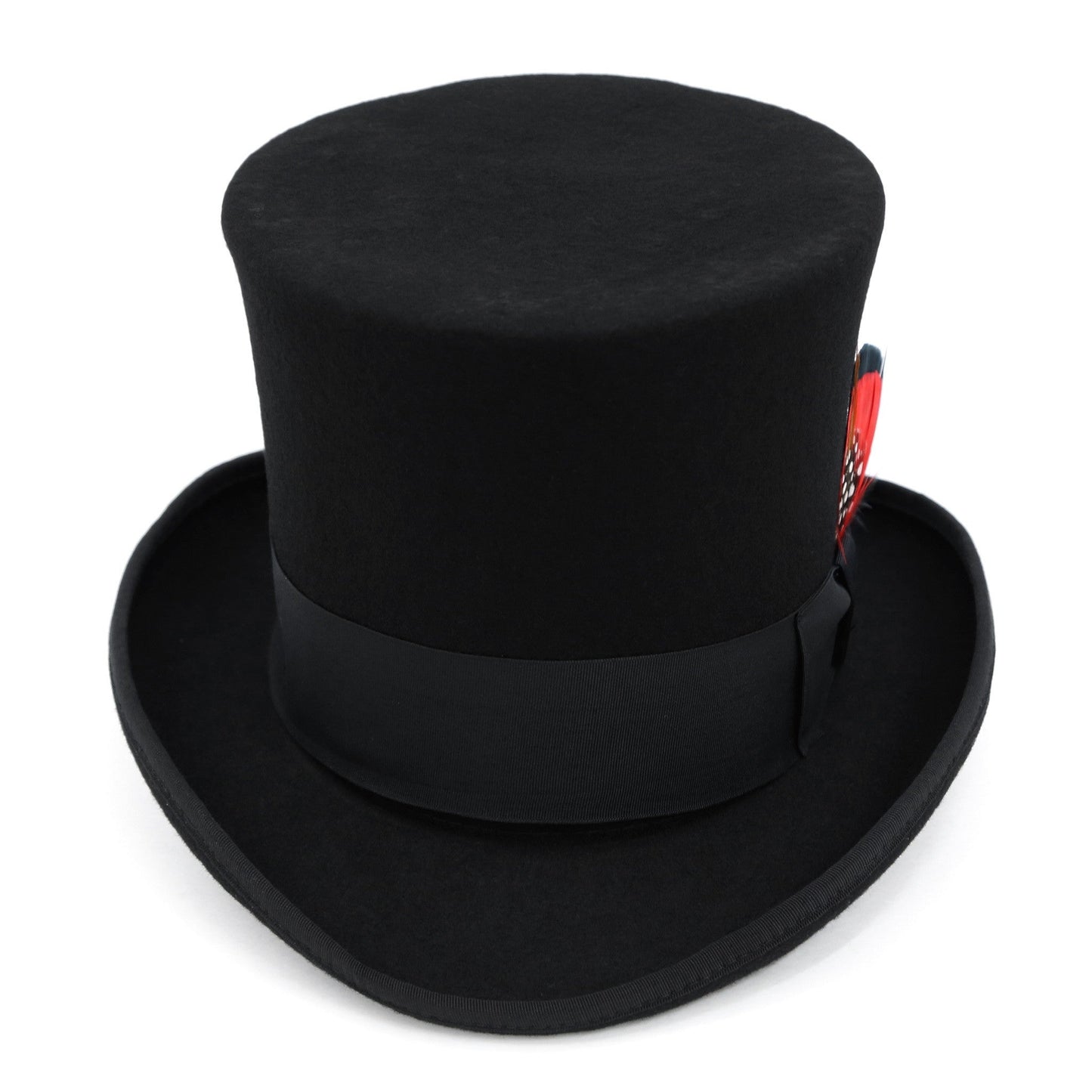 Black Wool Felt Top Hat for Men | Ferrecci