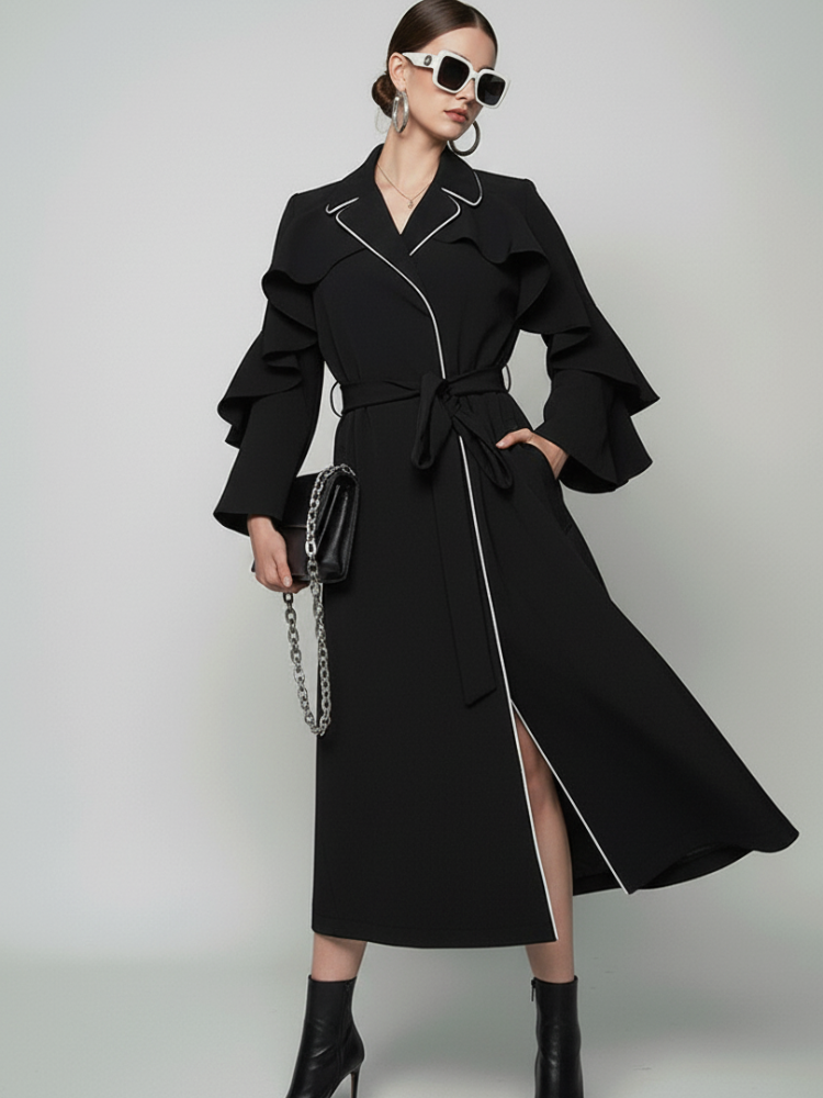 TRIBECA Ruffle Long Coat BYMANYC ® New York - My Men's Shop