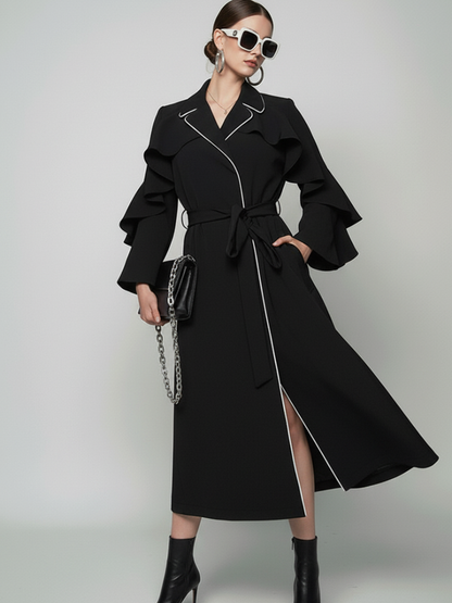 TRIBECA Ruffle Long Coat BYMANYC ® New York - My Men's Shop