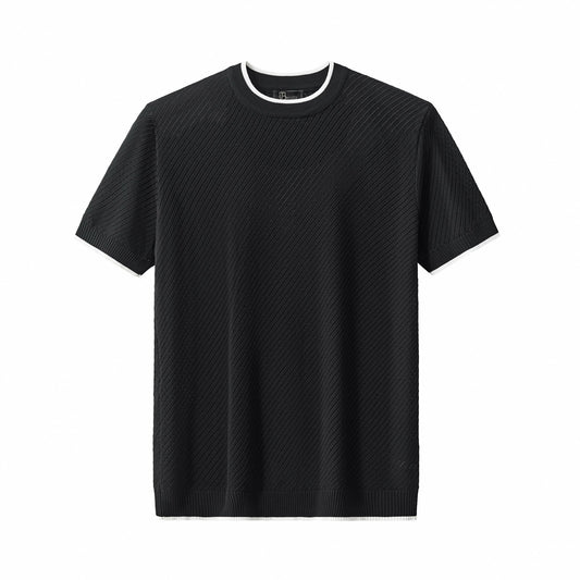 TrimFlex Knit Tee BLACK - My Men's Shop