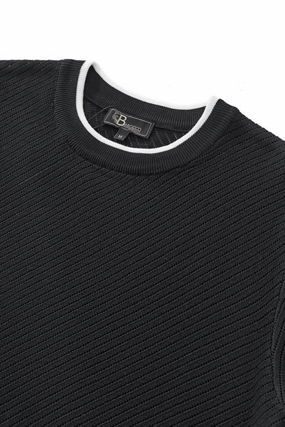 TrimFlex Knit Tee BLACK - My Men's Shop
