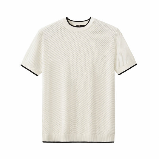 TrimFlex Knit Tee IVORY - My Men's Shop