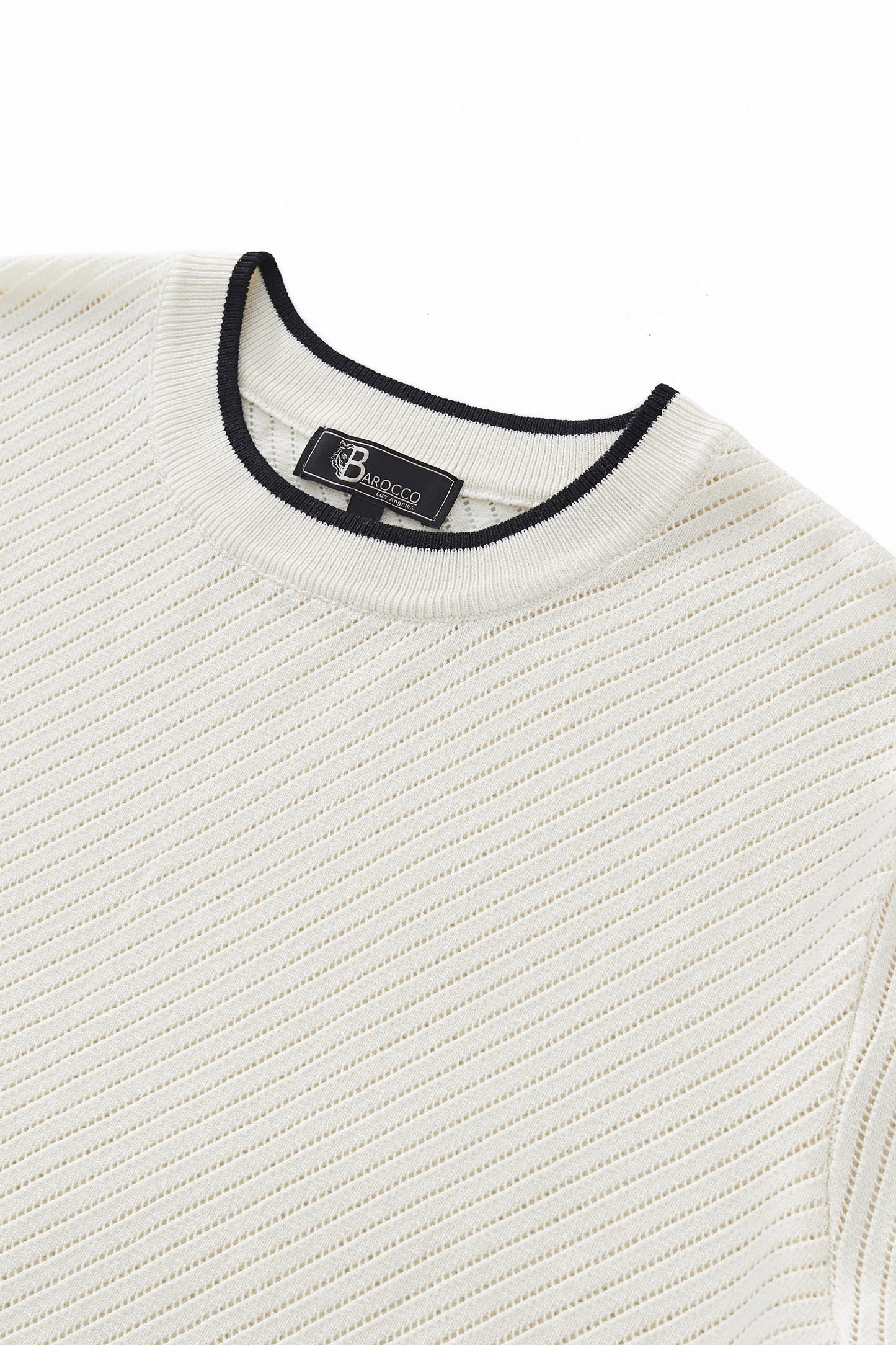 TrimFlex Knit Tee IVORY - My Men's Shop