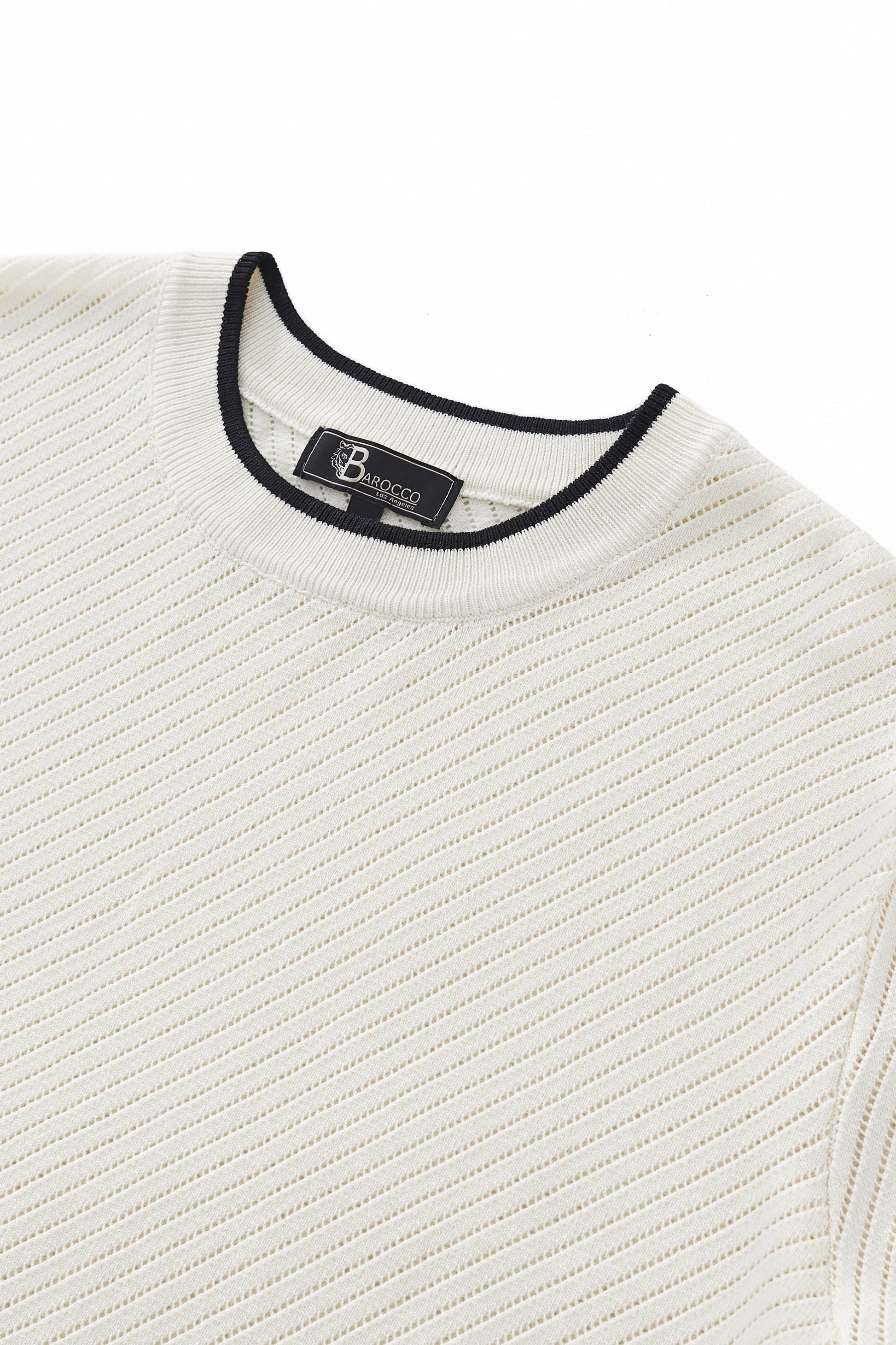 TrimFlex Knit Tee IVORY - My Men's Shop