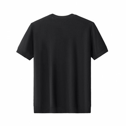 Textura Knit Tee BLACK - My Men's Shop