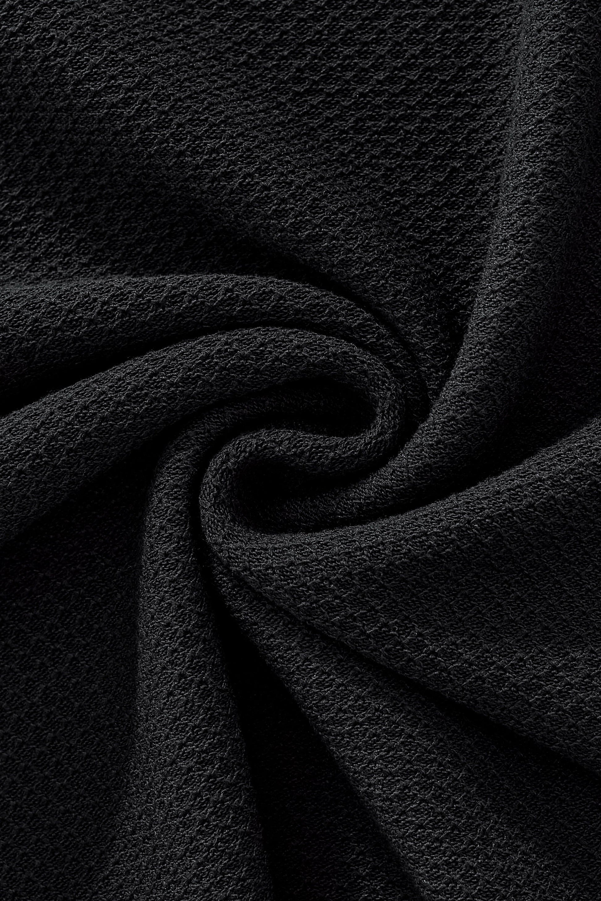 Textura Knit Tee BLACK - My Men's Shop