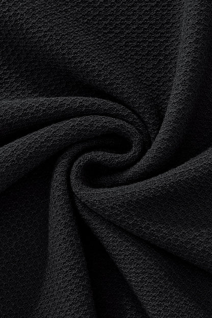 Textura Knit Tee BLACK - My Men's Shop