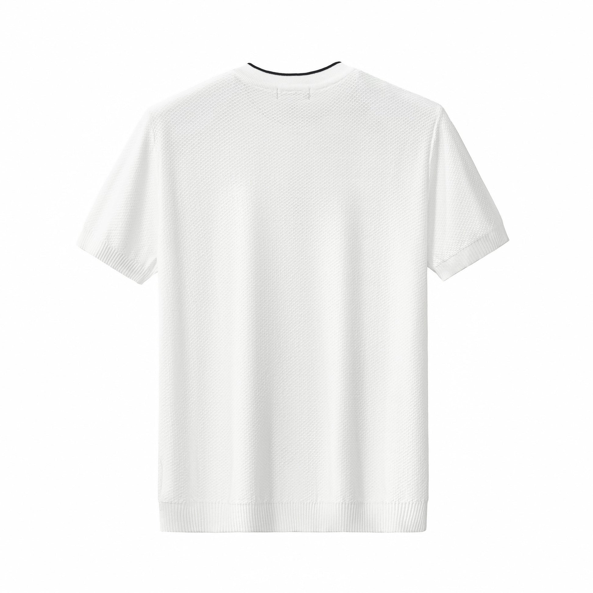 Textura Knit Tee WHITE - My Men's Shop