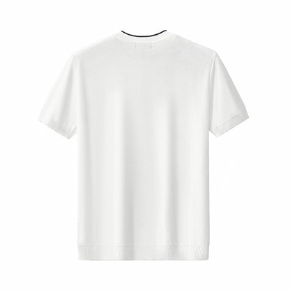 Textura Knit Tee WHITE - My Men's Shop