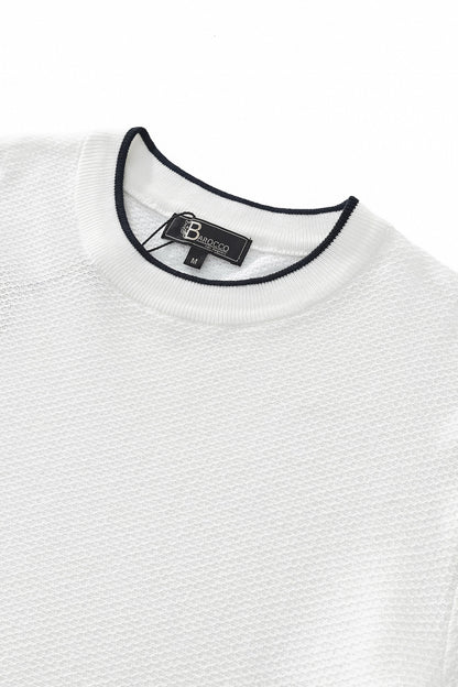Textura Knit Tee WHITE - My Men's Shop