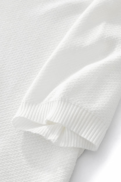 Textura Knit Tee WHITE - My Men's Shop