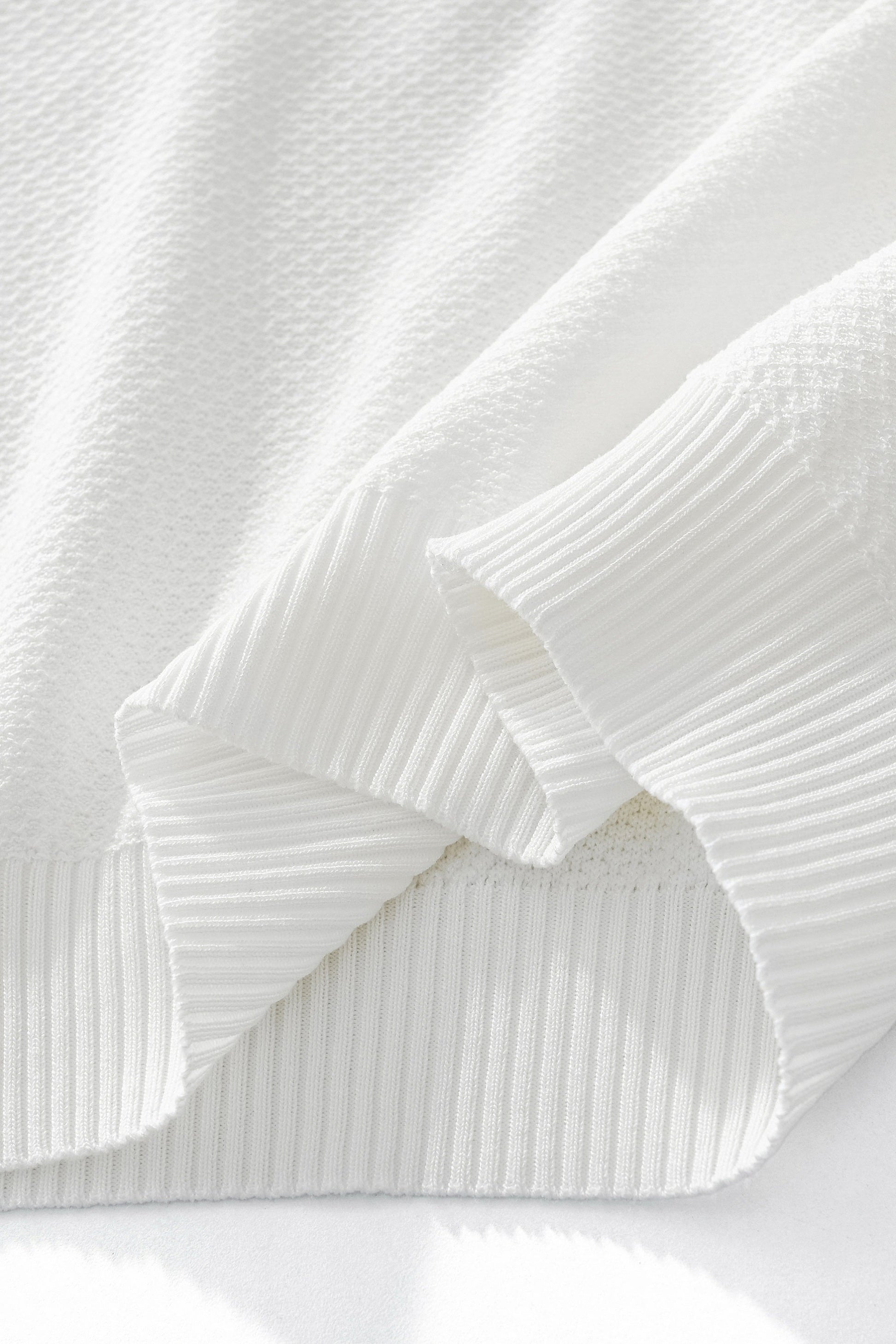 Textura Knit Tee WHITE - My Men's Shop