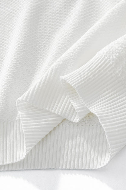 Textura Knit Tee WHITE - My Men's Shop