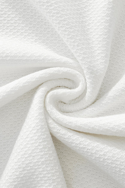 Textura Knit Tee WHITE - My Men's Shop
