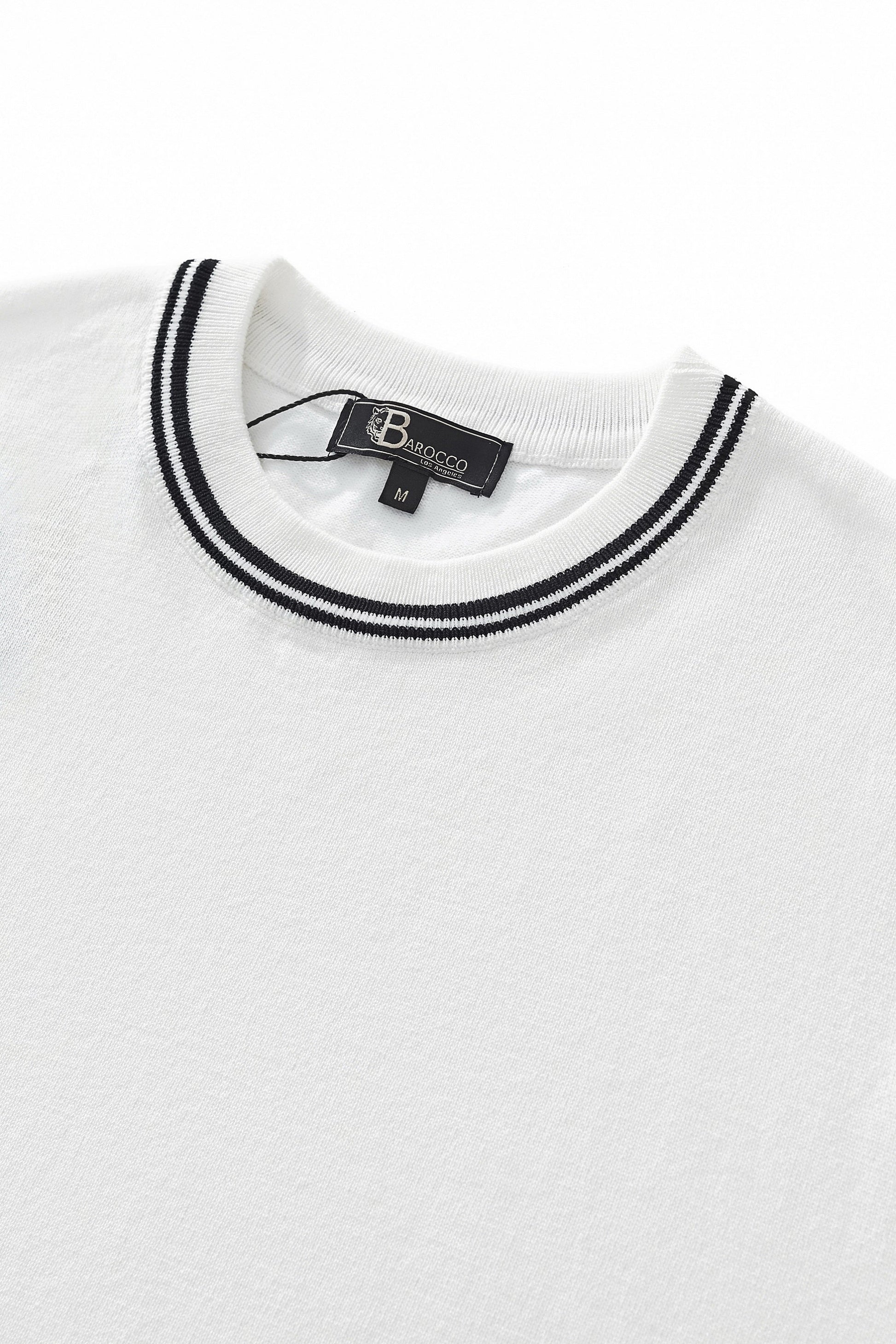 Strato Trim Tee WHITE - My Men's Shop