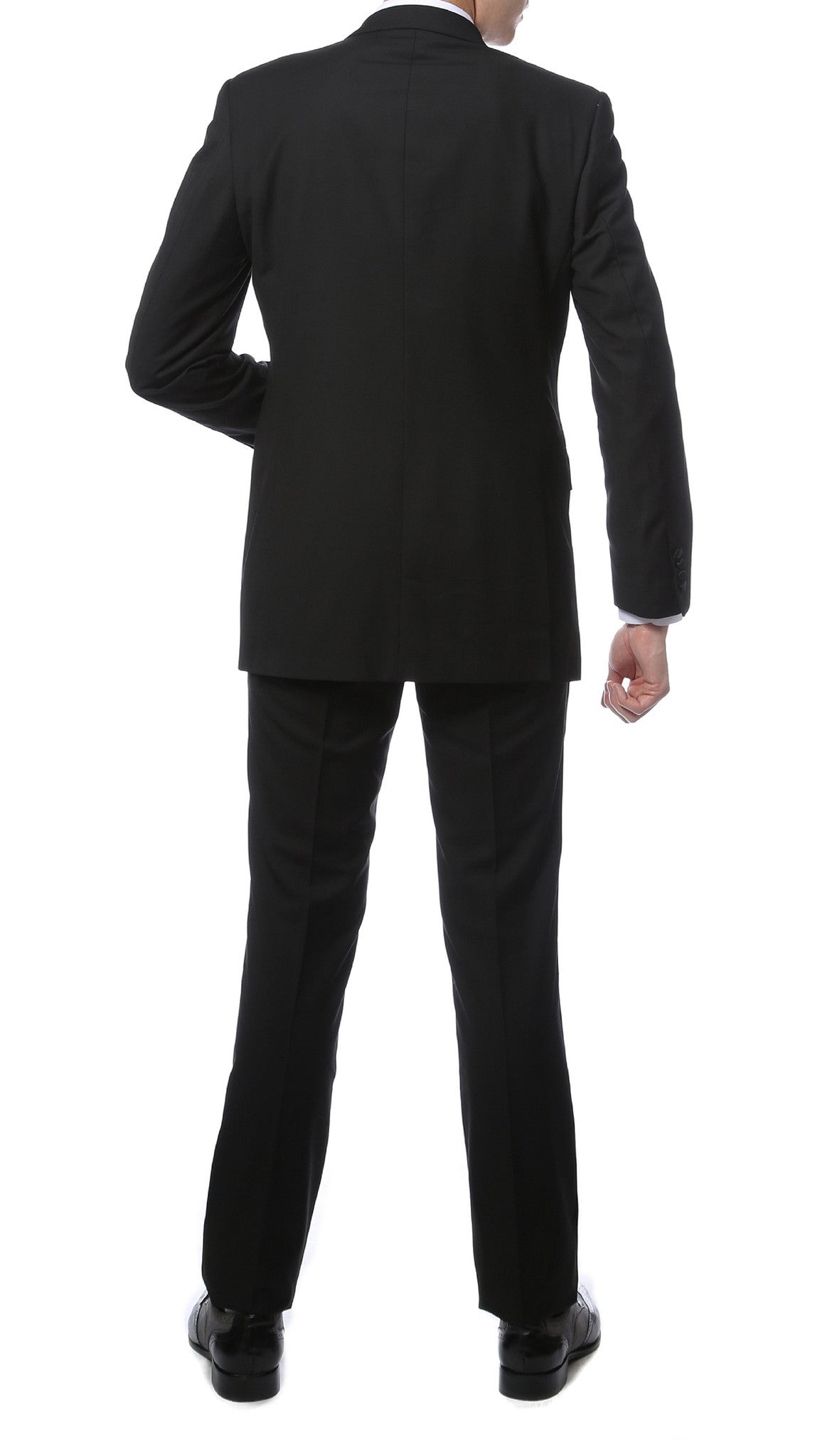 TX2000 2pc Black Slim Fit Notch Lapel Tuxedo