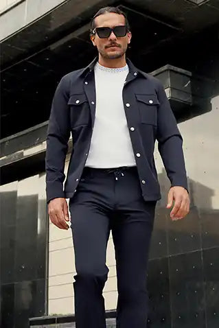 La chaqueta Luxe (AZUL MARINO)