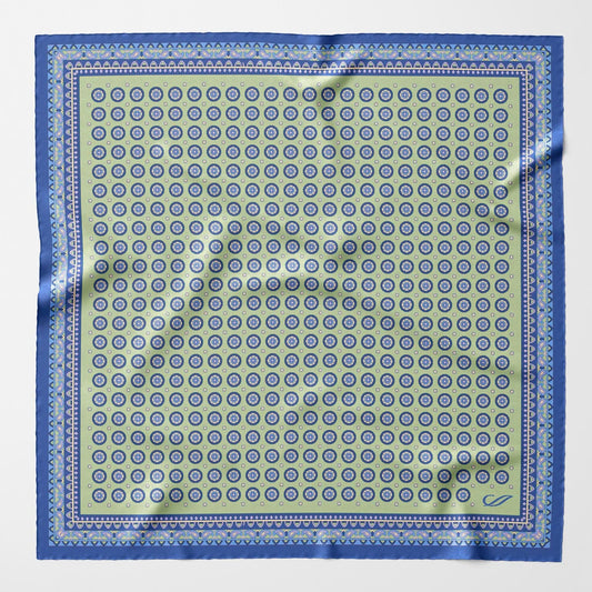 Toscana - Silk Neckerchief - Pistachio - My Men's Shop