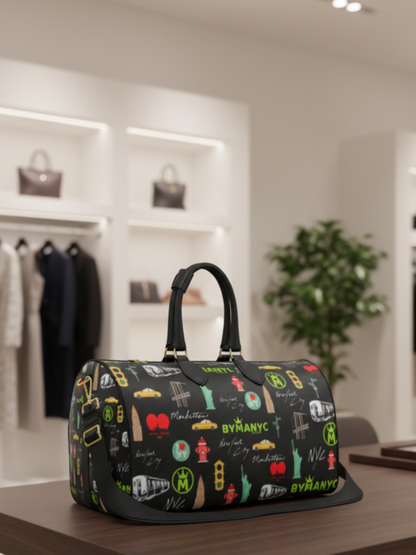 Bolso de tela CITYSCAPE – BYMANYC ® Bolso ecológico vegano de Nueva York