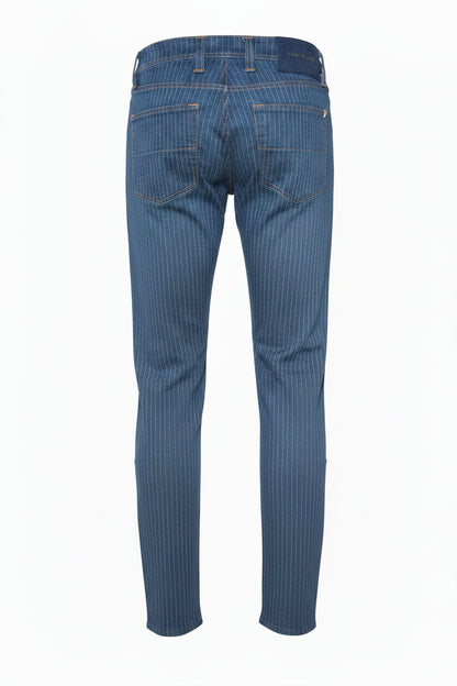 Tramarossa Pinstripe Cotton Super Stretch Pants