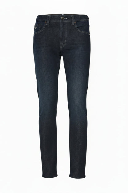 Tramarossa Solid Dark Denim Jeans