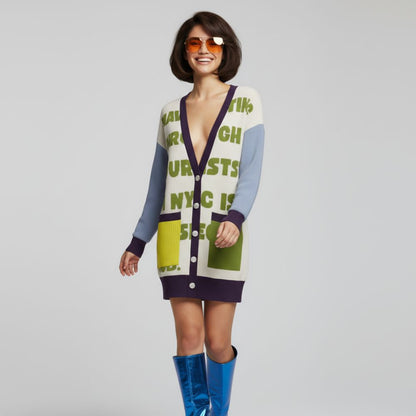 UNION SQUARE Long Cardigan Dress BYMANYC ® New York - My Men's Shop