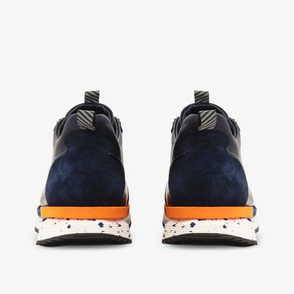 The Milford Navy Blue  Leather Men Sneaker