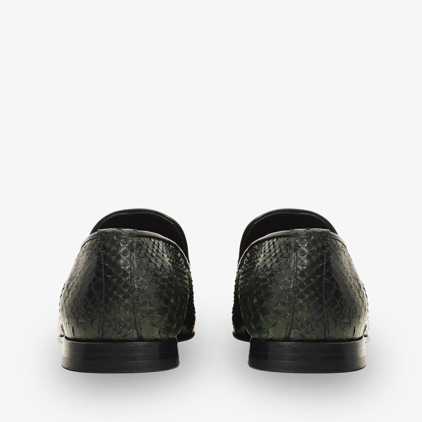 The Bethesda Green Pyhtn Skin Leather Tassel Loafer Men Shoe
