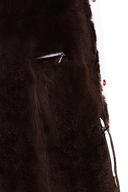 Kired by Kiton KONE Cashmere-Mink Fur Overcoat
