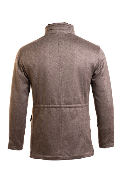 Kired by Kiton KONE Cashmere-Mink Fur Overcoat