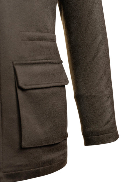 Kired by Kiton KONE Cashmere-Mink Fur Overcoat